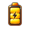 Charged battery emoji