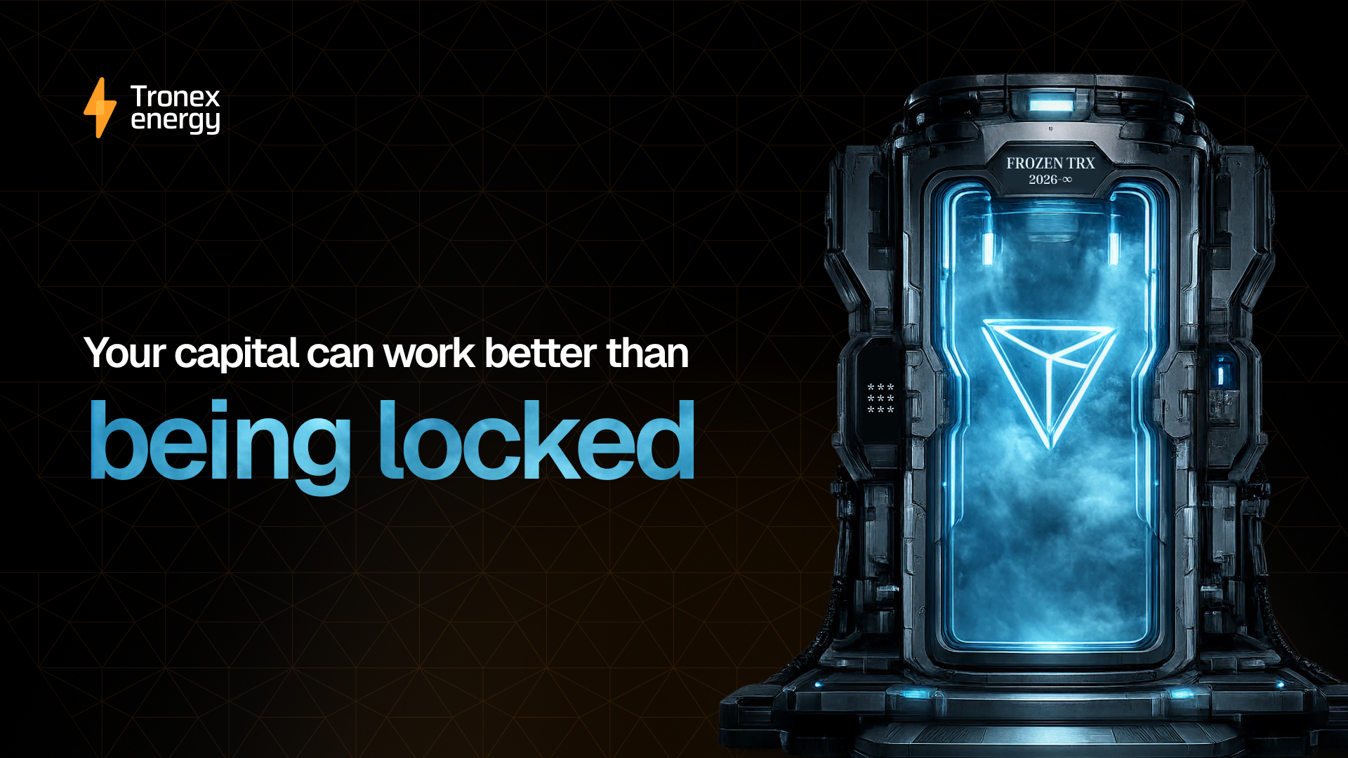 Tronex Energy LinkedIn campaign about capital efficiency